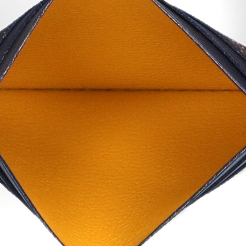 GOYARD Saint Sulpice Patterned PVC Holder Navy Card Case Size ONE SIZE