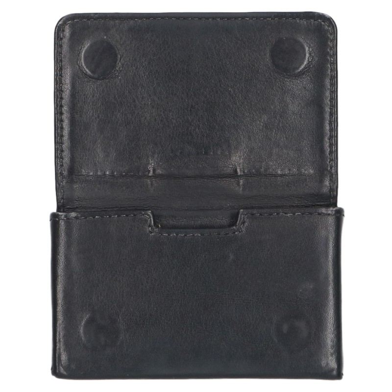 Chrome Hearts Magnetic Leather Holder Black Card Case Size ONE SIZE