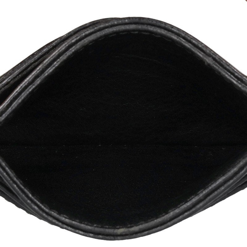 Chrome Hearts Double Side Scroll Label Leather Wallet