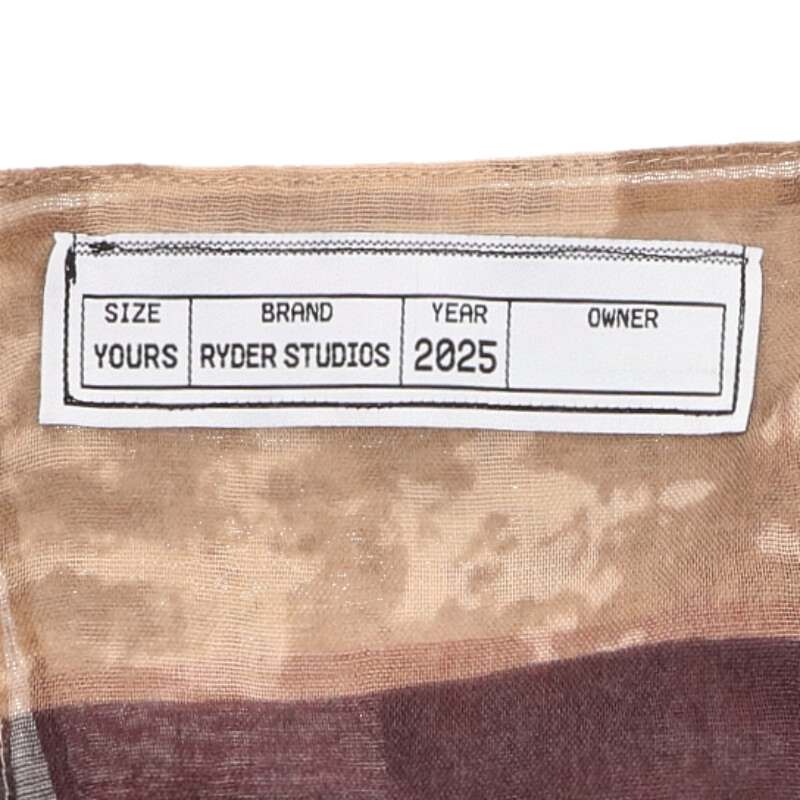Ryder Studios Tainted Americana American Flag Scarf Multi