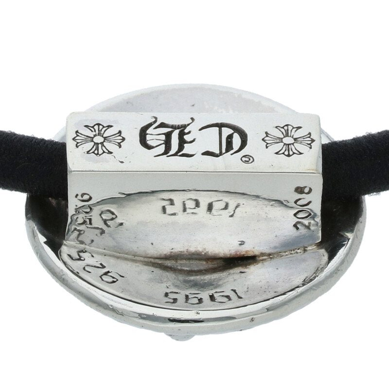 Chrome Hearts Cross-Ball Button Hair Tie Silver