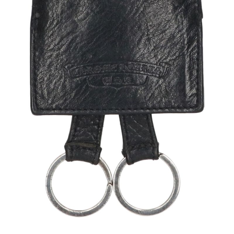 Chrome Hearts Cross Patch Key Case Black