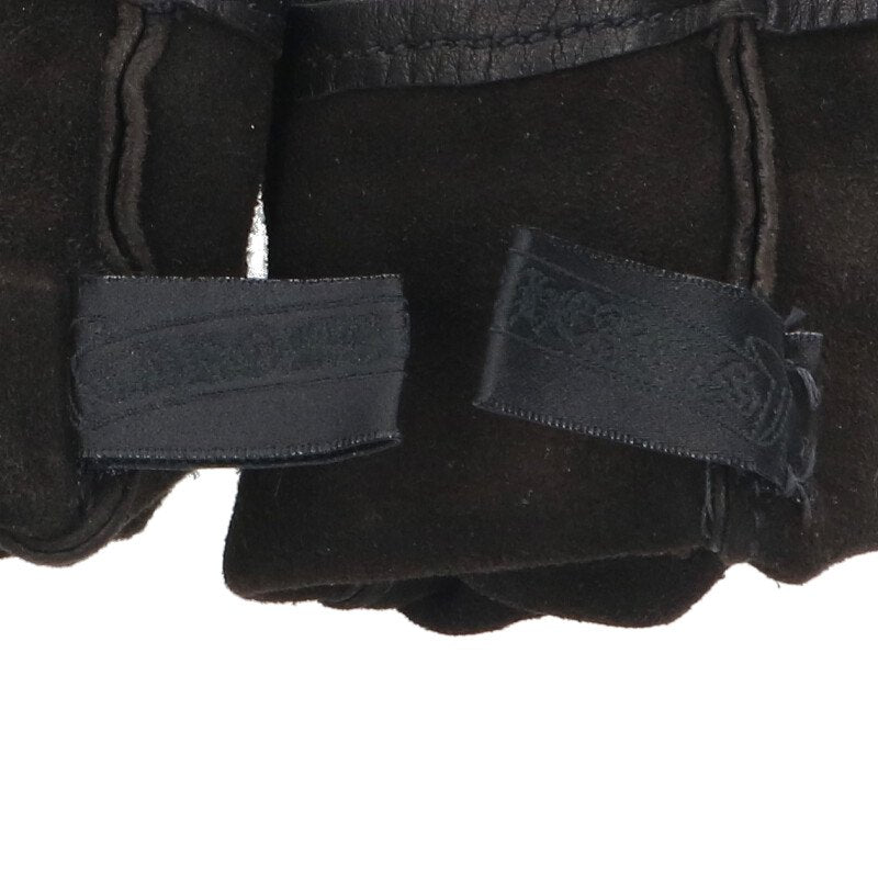 Chrome Hearts Horseshoe Button Leather Gloves