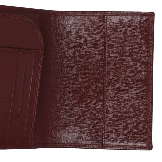 GUCCI GG Supreme Passport Case Grey/Bordeaux Size ONE SIZE
