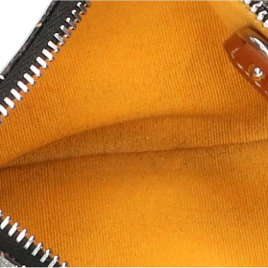 GOYARD Senat Nano PVC Monogram Key Case Brown
