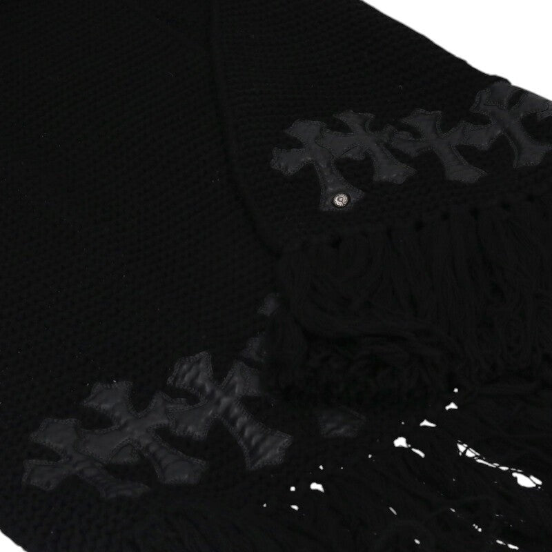 Chrome Hearts Black/Silver Cashmere Leather Size ONE SIZE