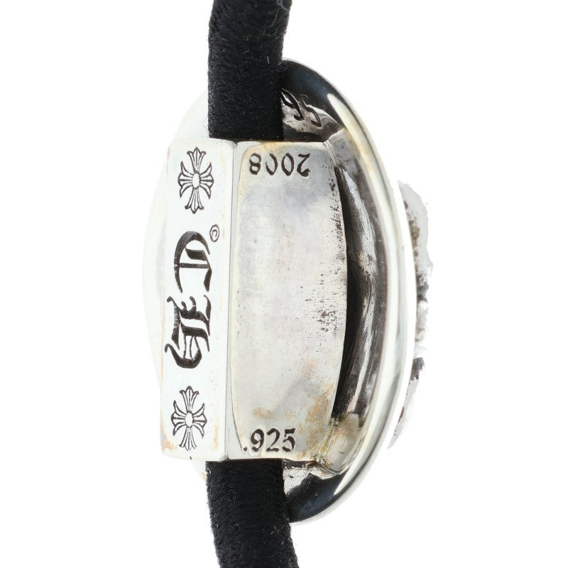 Chrome Hearts Silver 925 BS Fleur Button Hairband