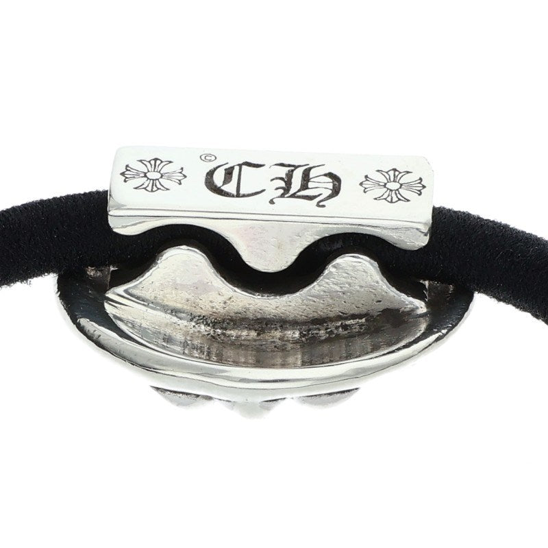 Chrome Hearts Cross Ball Hair Tie Silver/Black 925