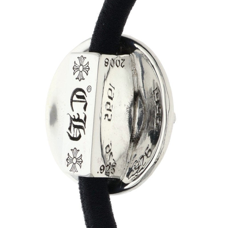 Chrome Hearts 925 Silver Cross Ball Button Hair Concho