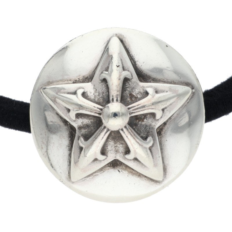 Chrome Hearts Star Button Concho Hairband Silver Black