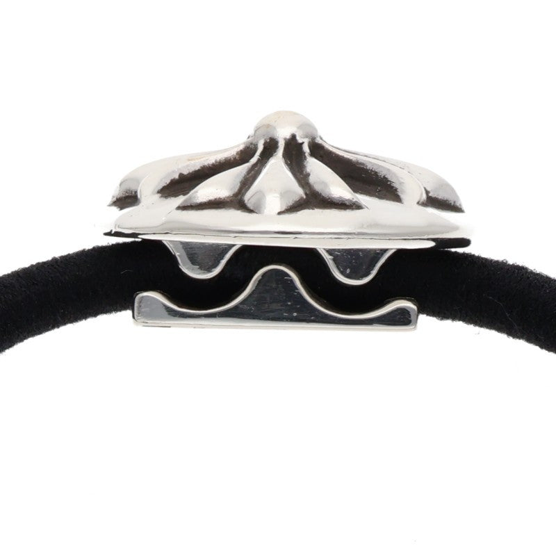 Chrome Hearts Cross Ball Button Concho Hairband Silver Black