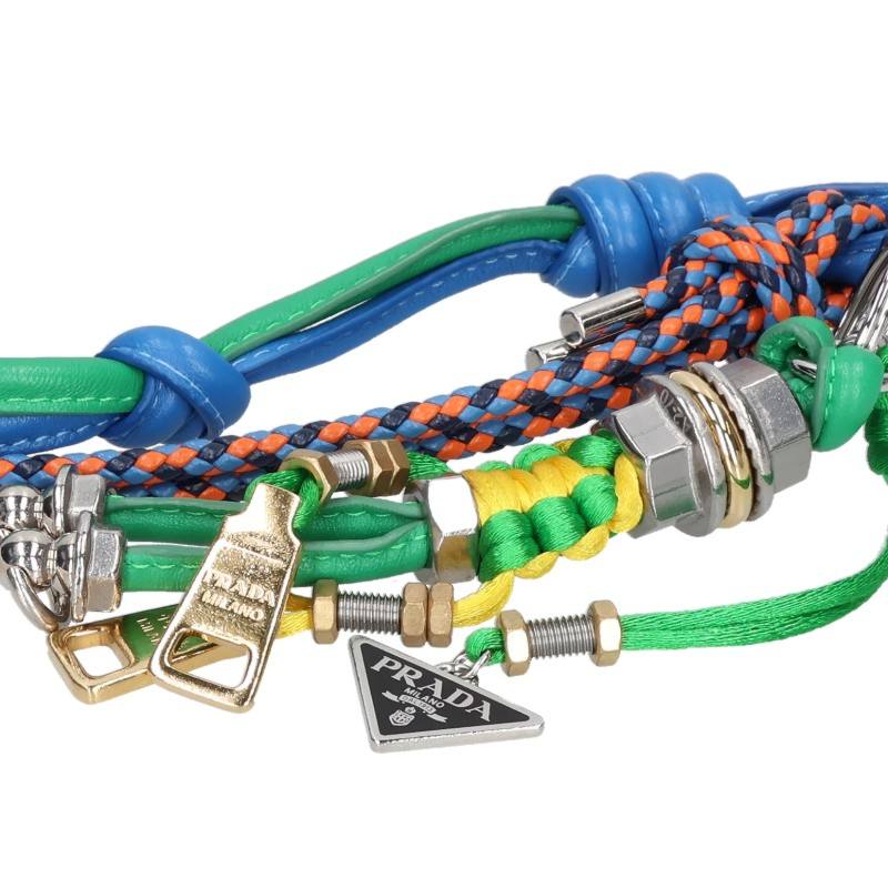 PRADA Pop String Leather Charm Multi Size ONE SIZE