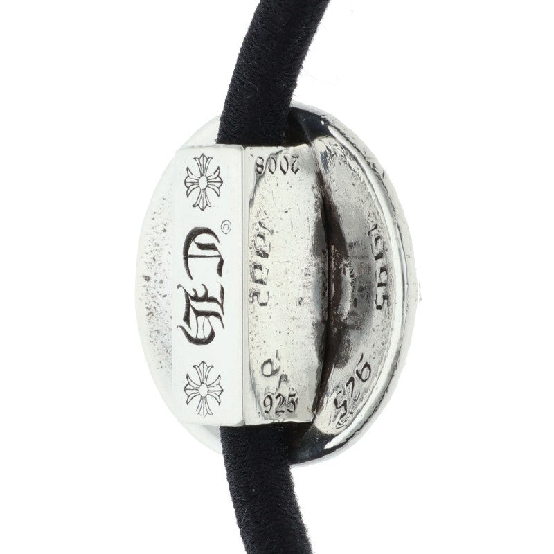 Chrome Hearts Cross Ball Button Hair Tie Silver/Black