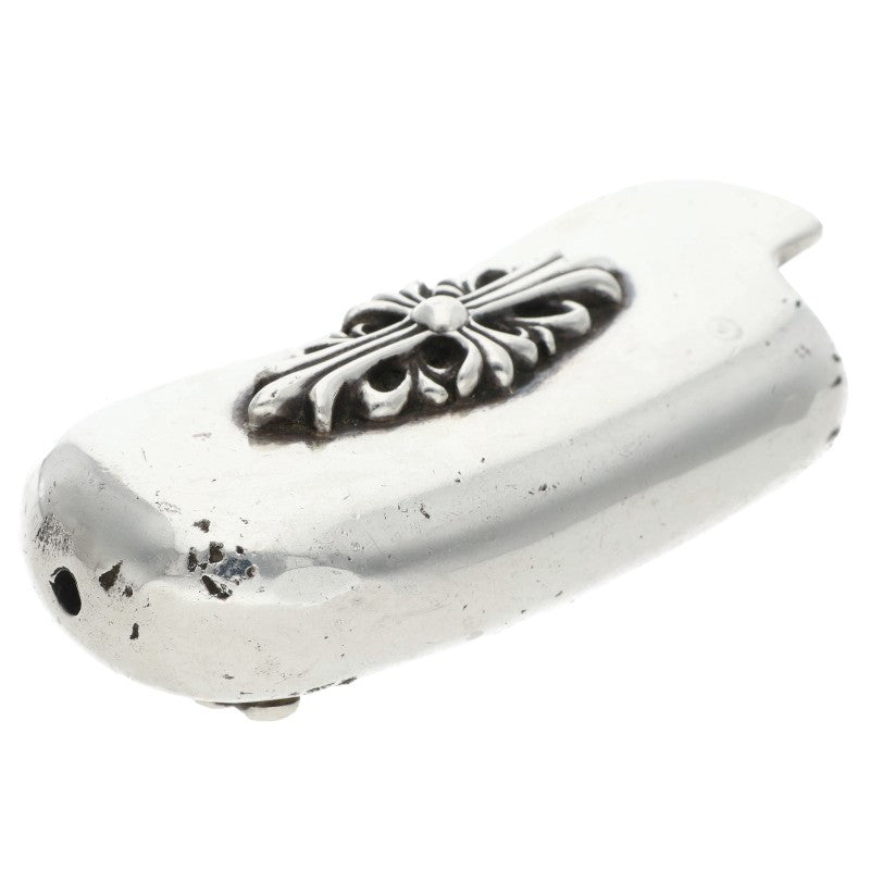Chrome Hearts Floral Cross Silver Lighter Case