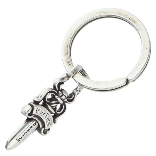 Chrome Hearts #5 Dagger Silver Key Ring Size ONE SIZE