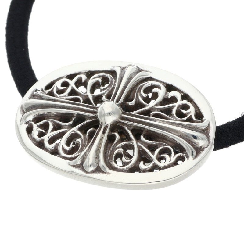 Chrome Hearts 925 Silver Classic Oval Hair Tie Size ONE SIZE
