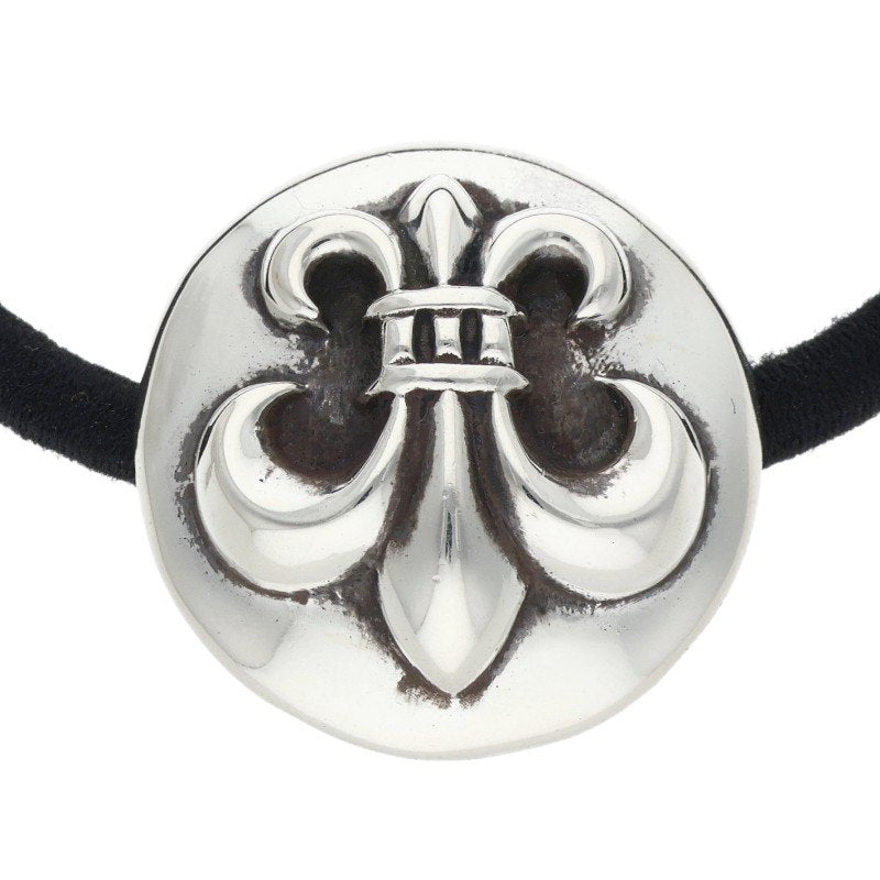 Chrome Hearts BS Fleur Silver Concho Hair Tie