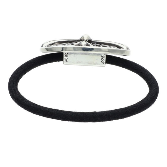 Chrome Hearts Classic Oval Hair Tie Concho Silver