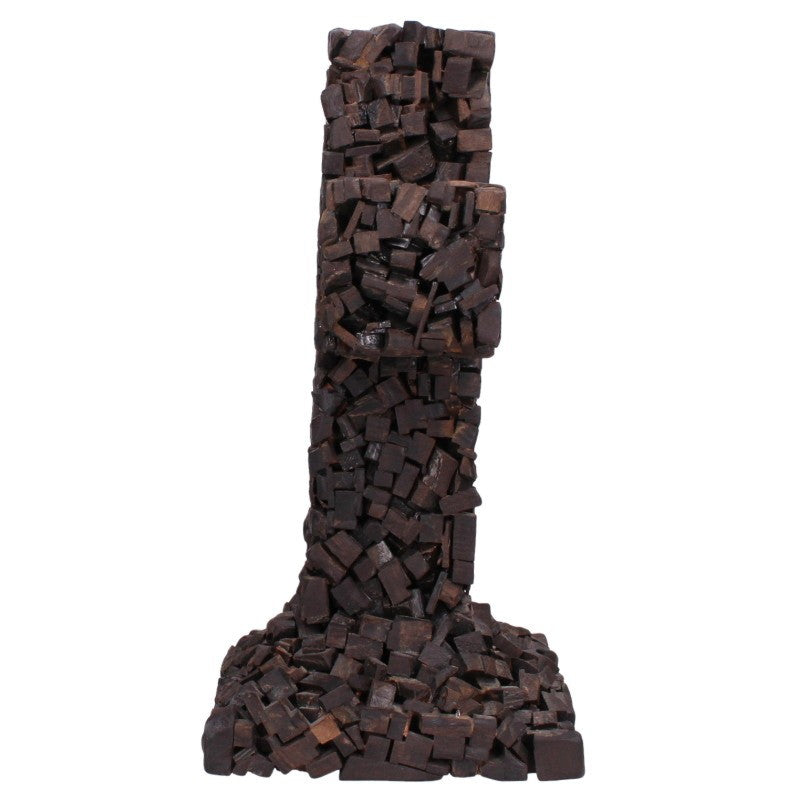 Chrome Hearts Ebony Wood Cross Ornament Multi
