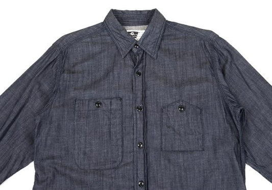 ENGINEERED GARMENTS Cotton Dungaree Work Shirt Size M