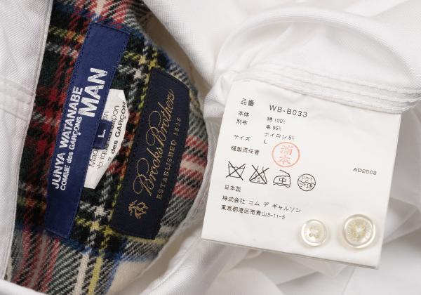 JUNYA WATANABE MAN x Brooks Bros Tartan Shirt White Size L