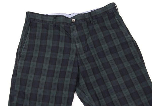COMME des GARCONS HOMME Blackwatch Cotton Shorts Size S