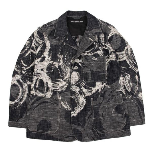 ISSEY MIYAKE MEN Jacquard Denim Set Indigo Size 2