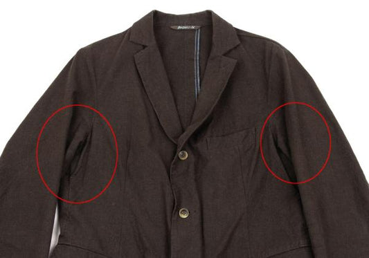 45rpm R Badou-R Cotton Tailored Blazer Dark Brown Size 3