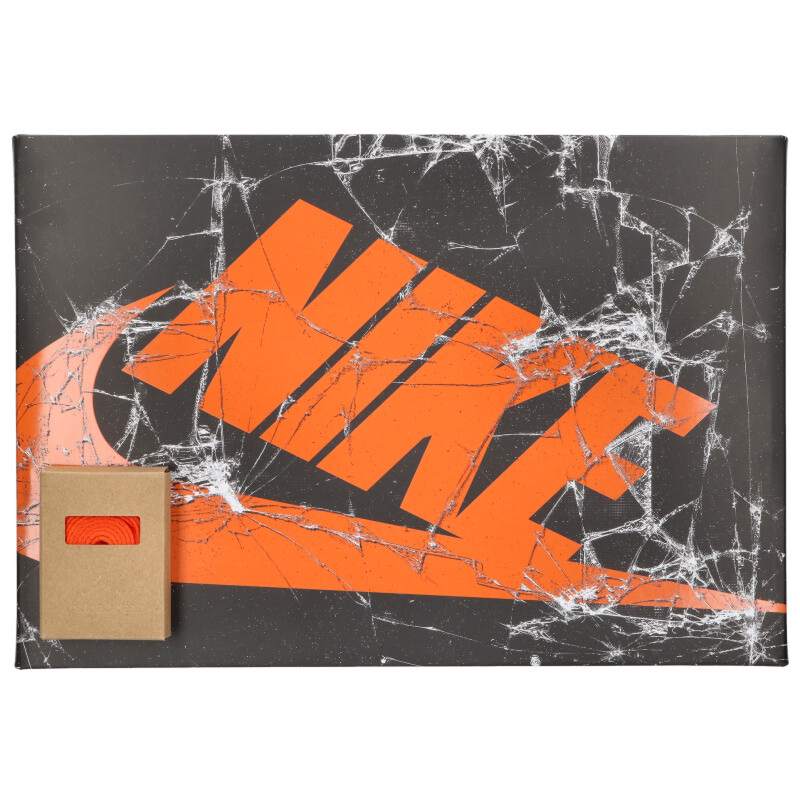 Nike Sneakers Orange x Black x White Size 28cm