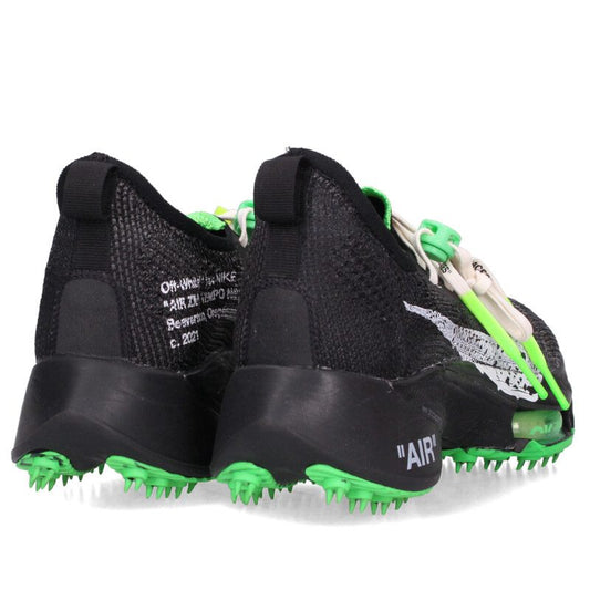 NIKE OFF-WHITE Air Zoom Tempo NEXT% Sneakers Black Size 27cm