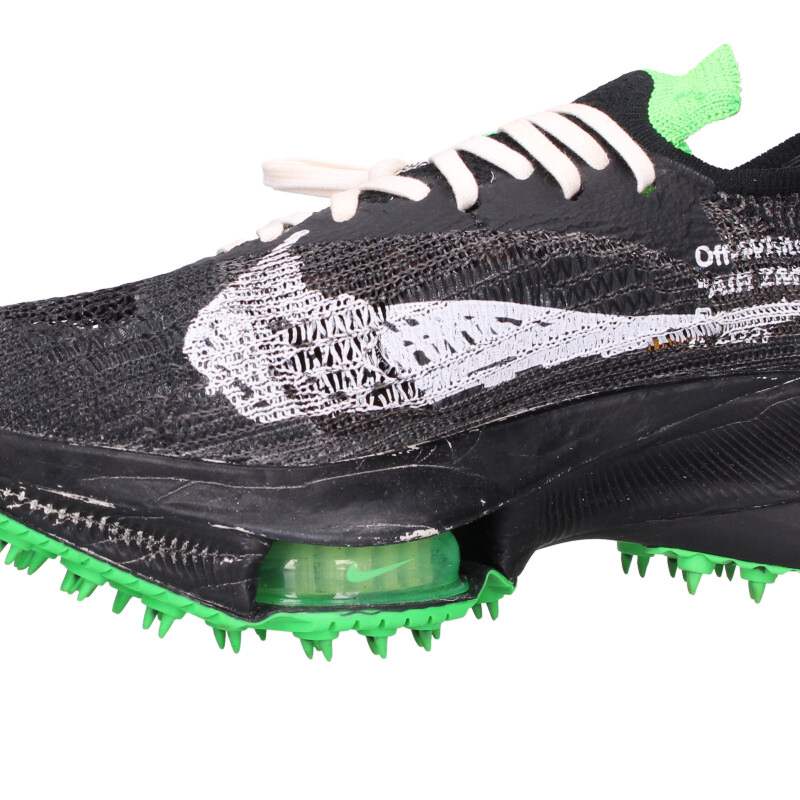 NIKE OFF-WHITE Air Zoom Tempo NEXT% Sneakers Black Size 27cm