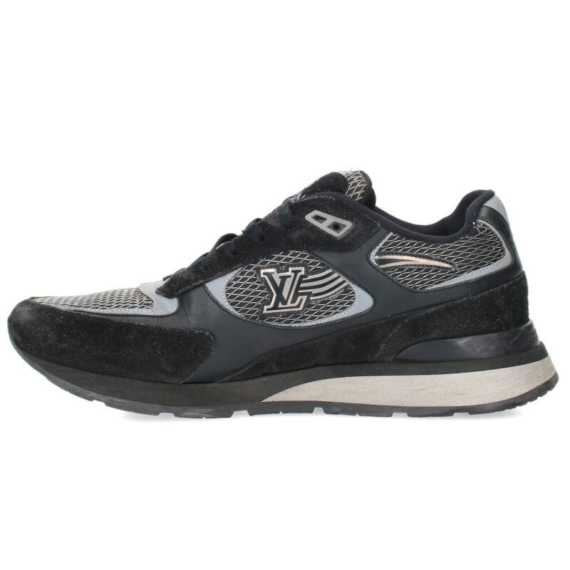Louis Vuitton LV Logo Sneakers Black Size 7.5