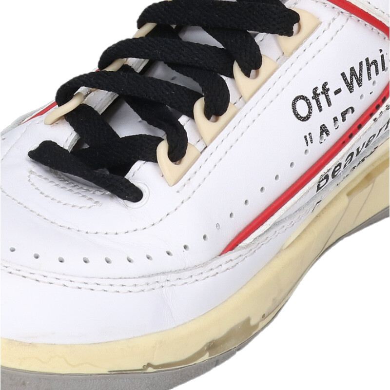 NIKE OFF-WHITE Sneakers Red x White Size 25cm