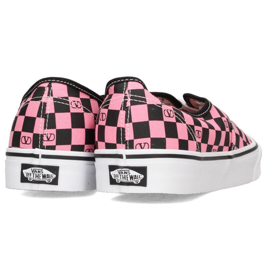VALENTINO x VANS Checkerboard Sneakers Pink/Black Size 10