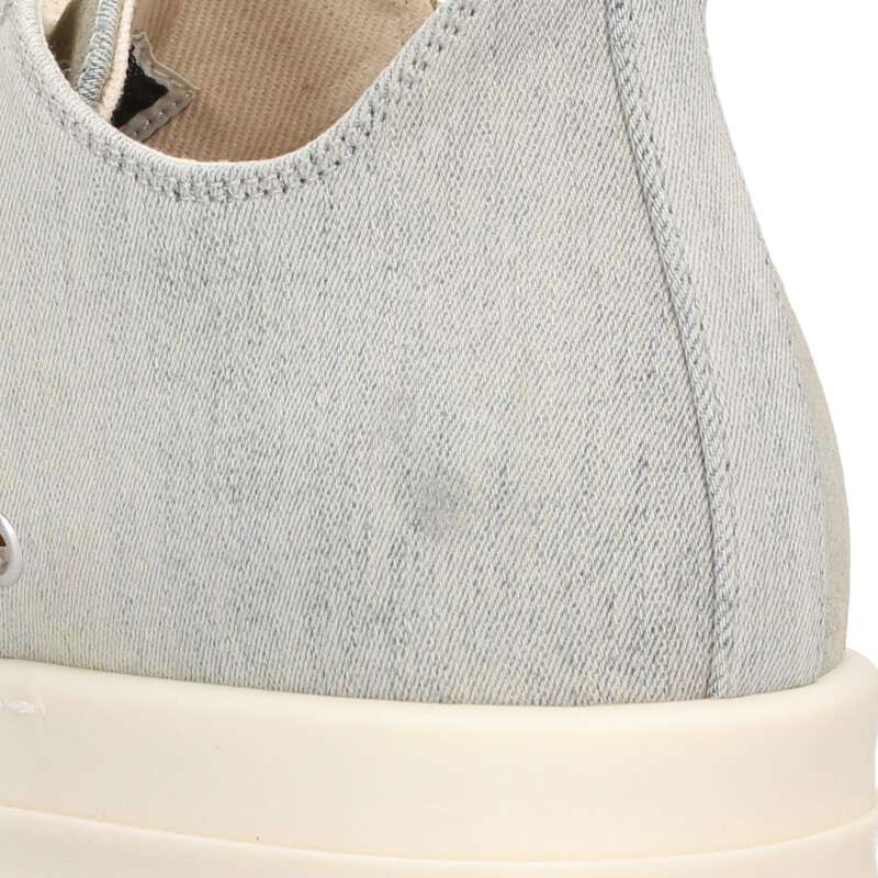 DRKSHDW RAMONES LOW Denim Sneakers Orange x Blue x White Size 40