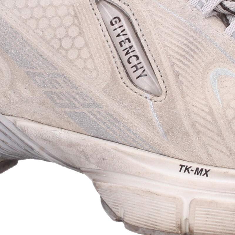 GIVENCHY Suede Low Top Sneakers Gray Size 8.5