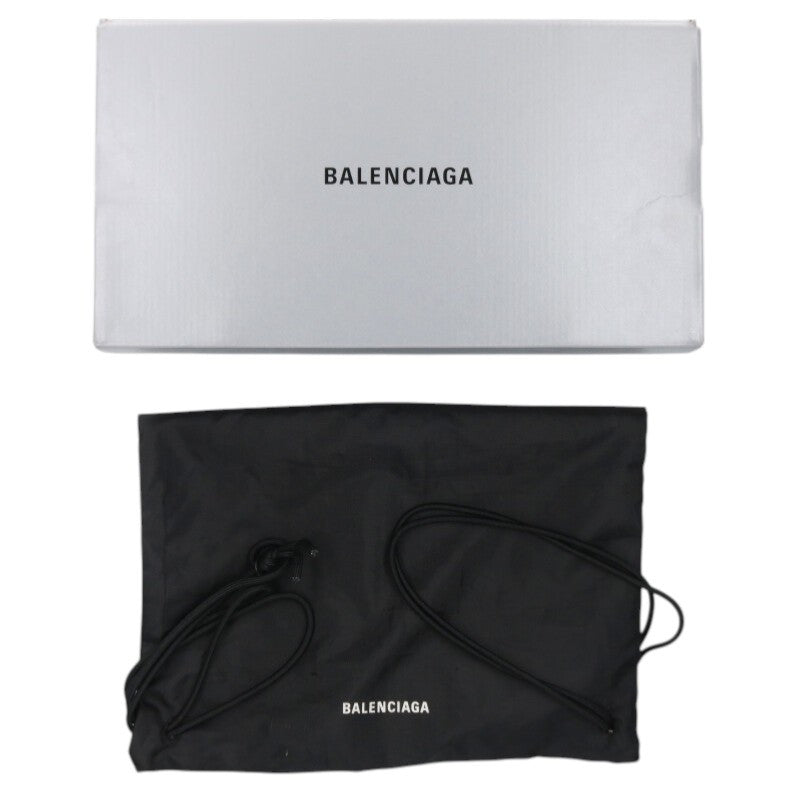 Balenciaga Leather Sneakers Black Size 42