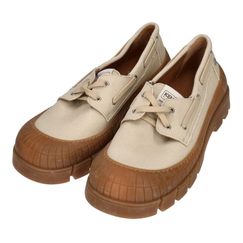 KENZO KENZO-Gobi Lace-Up Slip-On Sneakers Beige Size 10.5