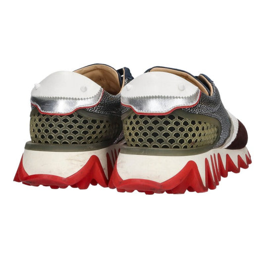 Christian Louboutin Louibishark Suede Low-Top Multi Size 8.5
