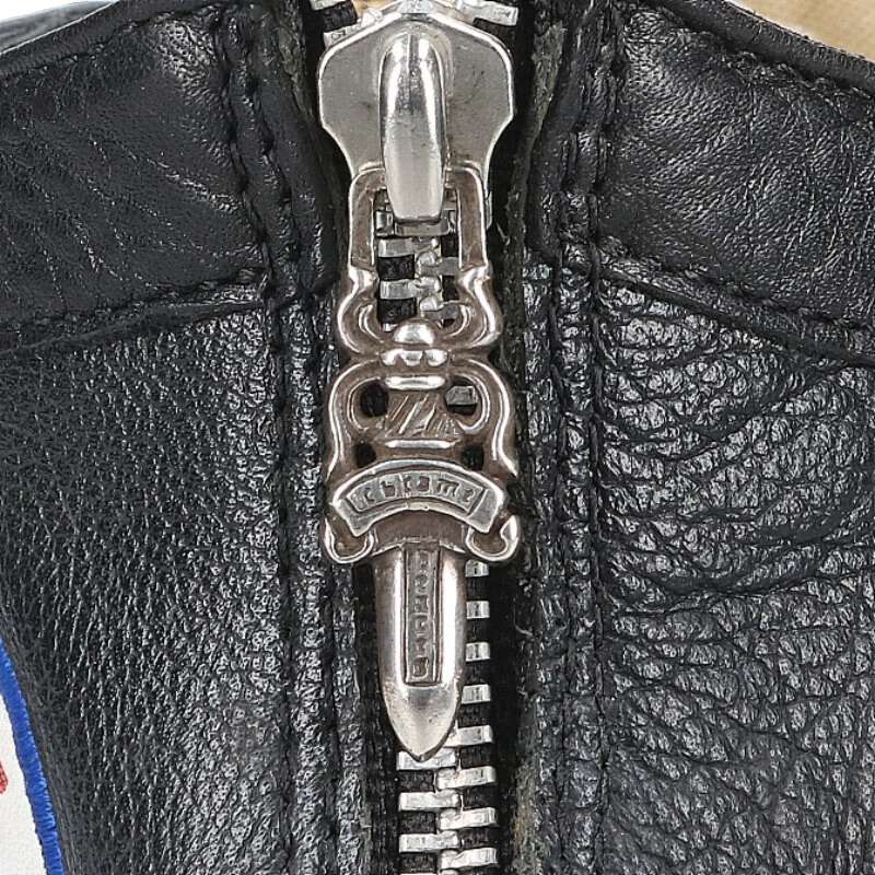 Chrome Hearts CH Converse Leather Sneakers Size 25.5cm
