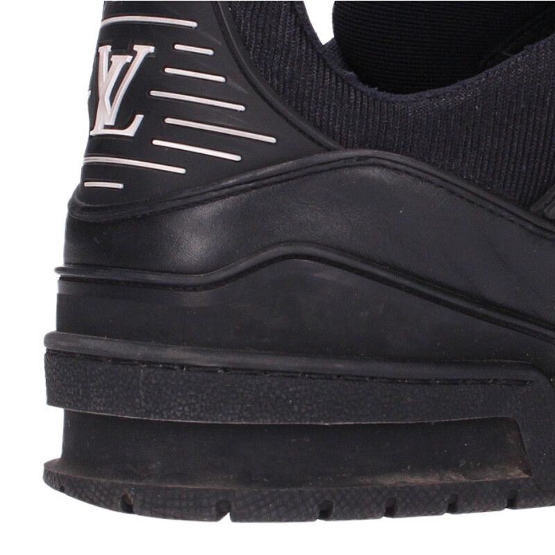 Louis Vuitton LV Leather Sneakers Black Size 9.5