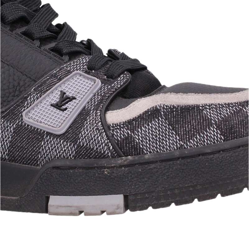 LOUISVUITTON LV Trainer Damier Denim Sneakers Multi Size 6