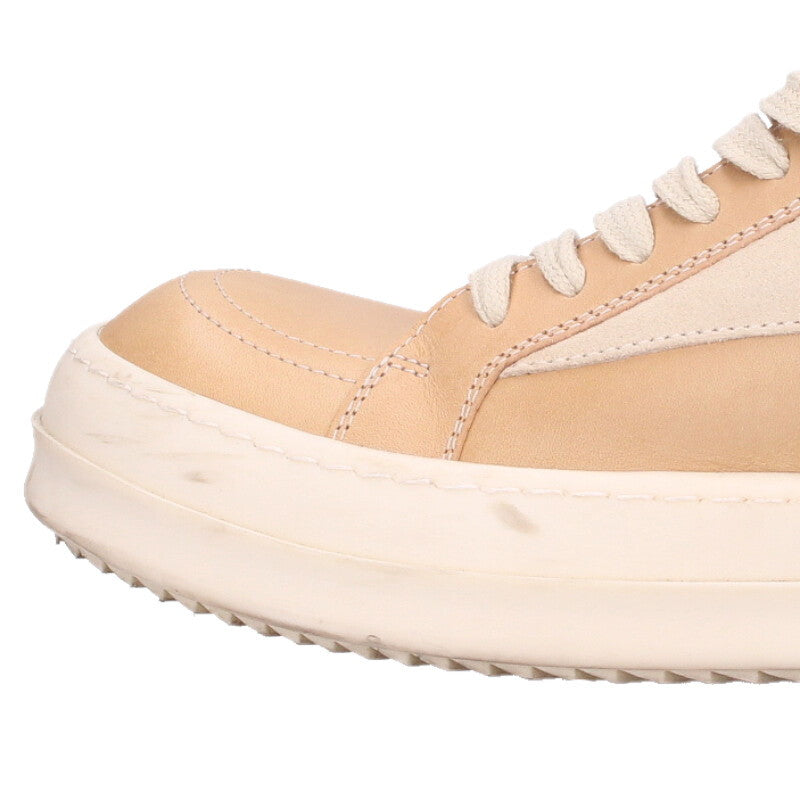 Rick Owens VINTAGE SNEAKS Beige Low-Tops Size 8.5