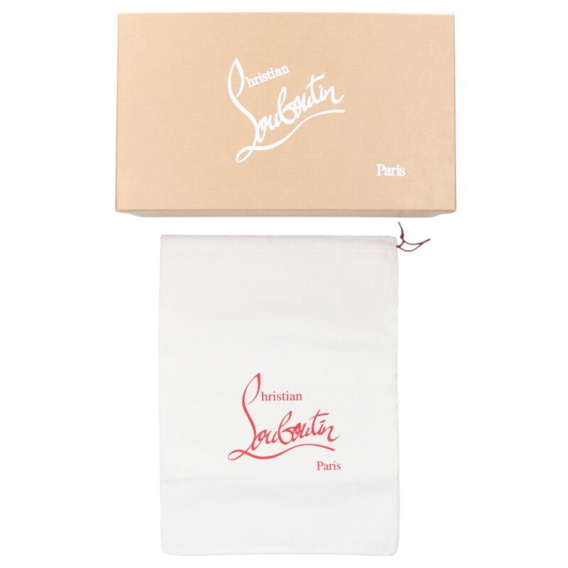 Christian Louboutin Louius Junior Orlato Flat Silver Size 6