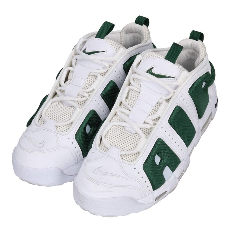 NIKE Air More Uptempo Low White Green Multi Size 11
