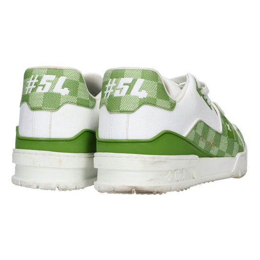 Louis Vuitton LV Golf Leather Sneakers White x Green Size 9