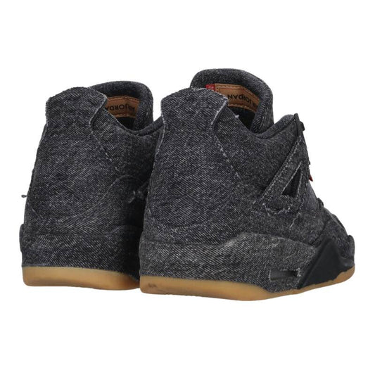 LEVI'S x Nike Air Jordan 4 Retro Black Size 9.5