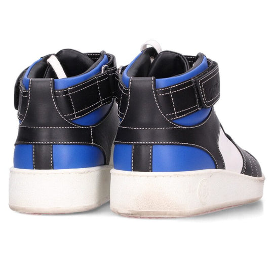 HERMES Freestyle Leather High-Top Sneakers Multi Size 9