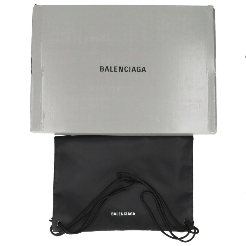 BALENCIAGA Triple S Fur Lace-Up Sneakers Black Size 6.5