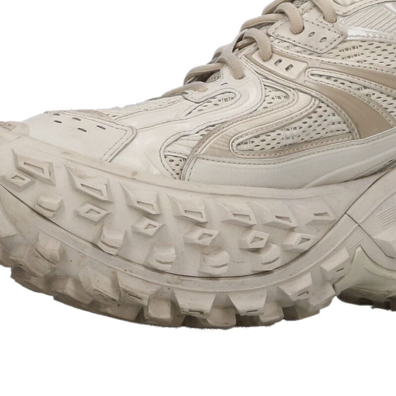BALENCIAGA BOUNCER Chunky Sole Sneakers Gray Size 9.5